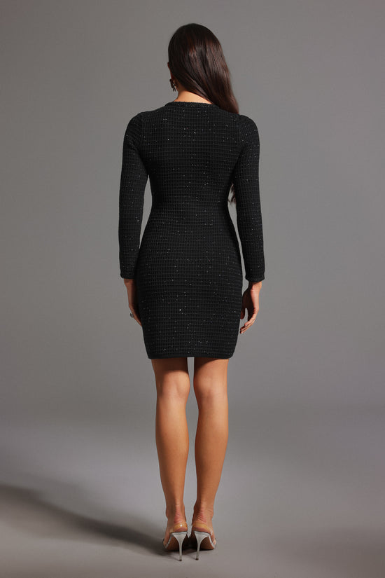 Reyna Long Sleeve Bow Mini Dress