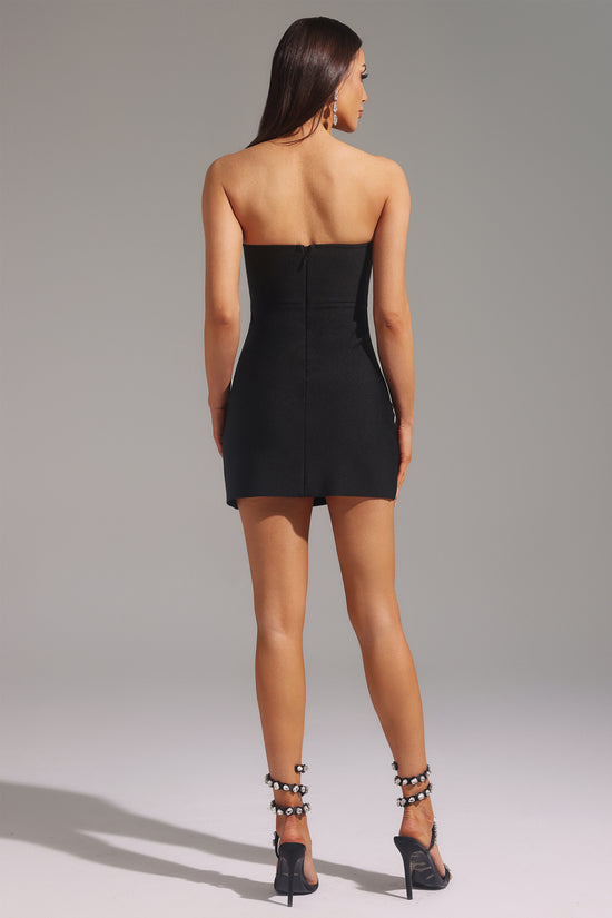 Shalissa Sleeveless Diamond Mini Dress