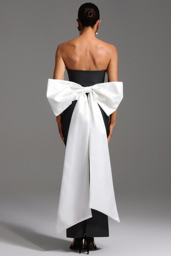 Mercy Sleeveless Bow Bandage Maxi Dress