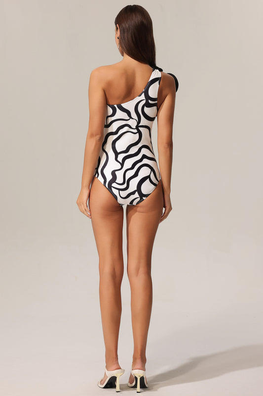 Trosy Sleeveless Flowers Swimsuit