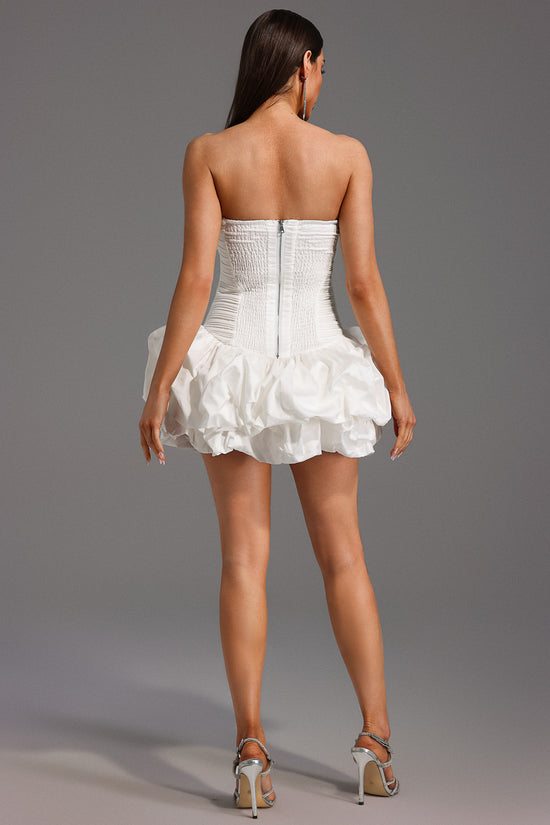 Rakani Sleeveless Fold Bud Mini Dress