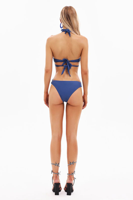 Laurel Cross Halter Strappy Bikini