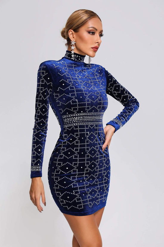 Naima Velvet Mini Dress