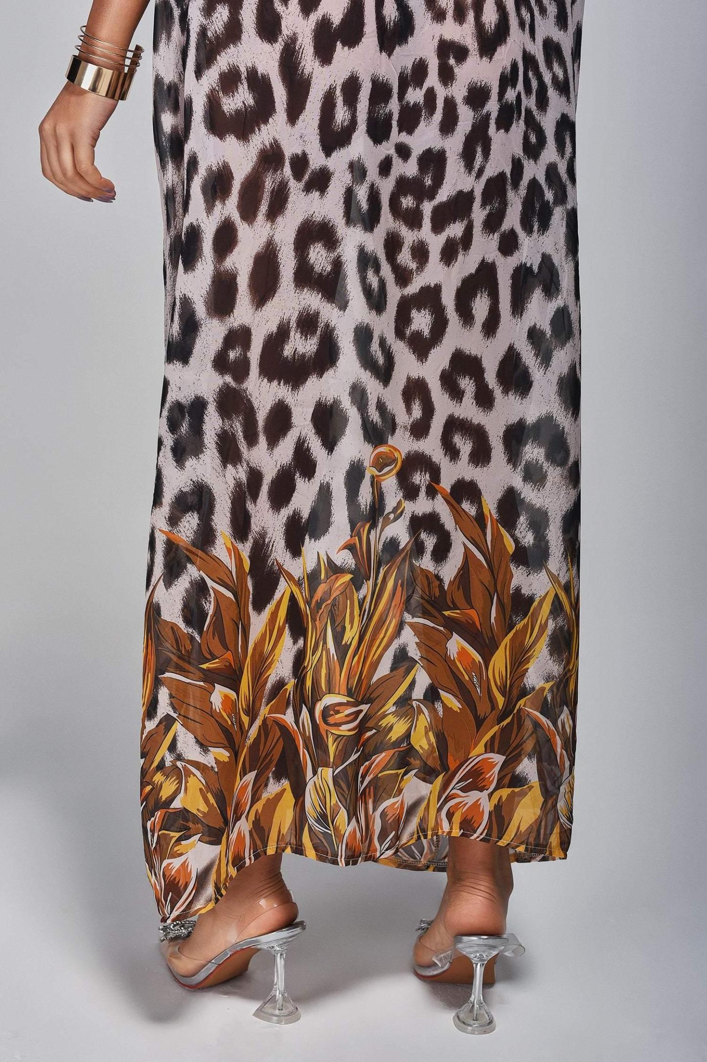 Aoife Leopard Beach Cover