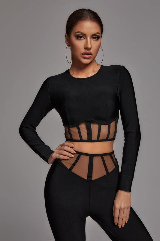 Pam Mesh Set Black