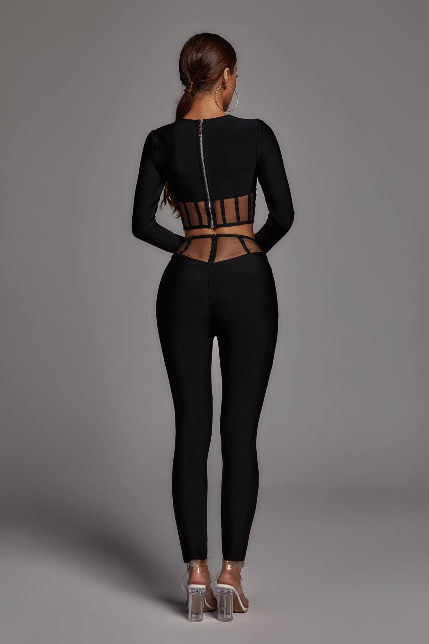 Pam Mesh Set Black